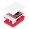 RPi 5 Official Case with Fan – Red/White